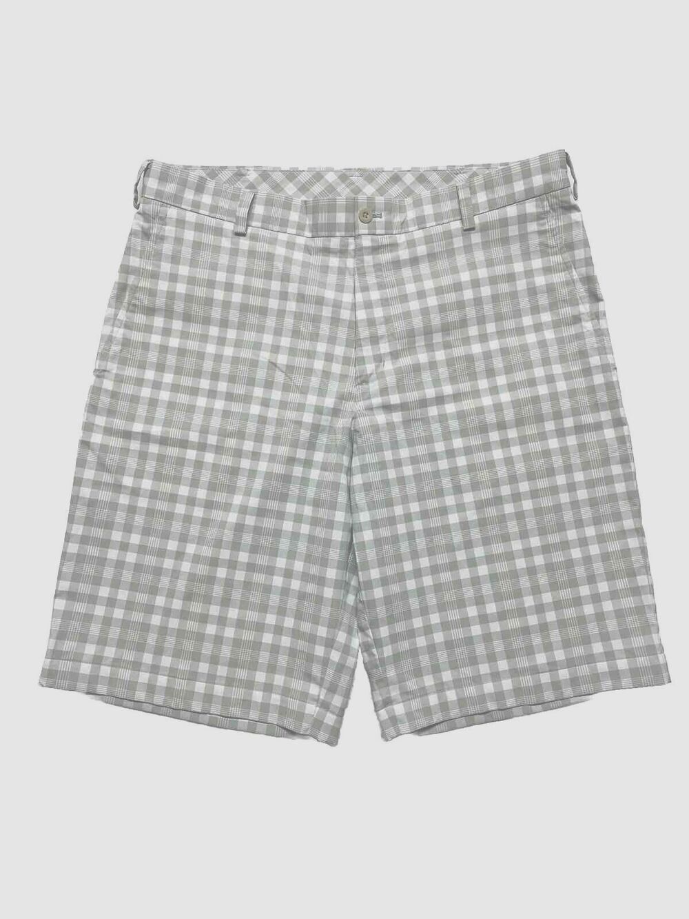 Nike Golf Shorts Dri-Fit Performance Plaid Flat Athletic Men’s Size 35